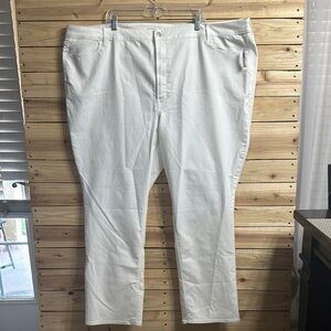 Old Navy Women's High Rise Jeans - White Long